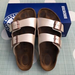 Birkenstock Arizona Graceful Pearl White